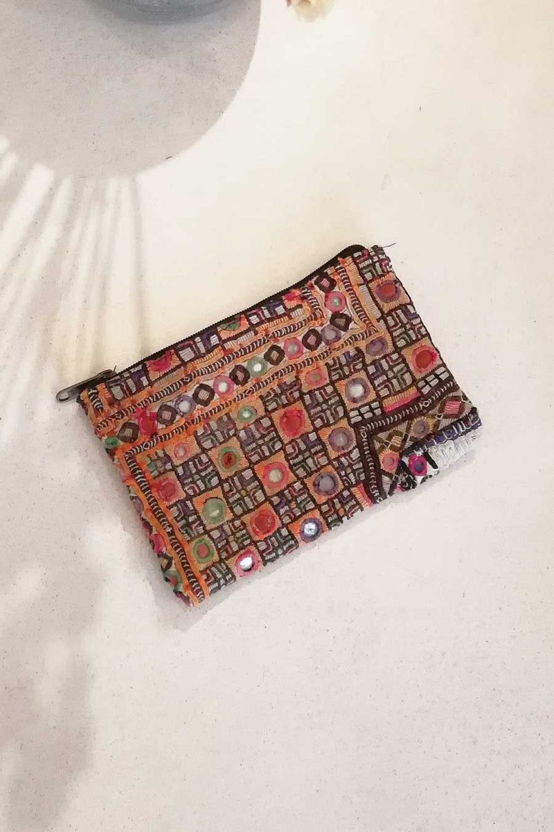 Bohemian Multicolor Embroidery Wallet