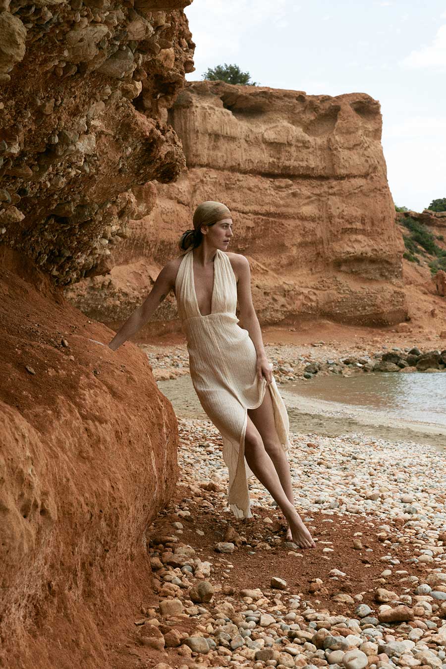 organic cotton white dress Organic Cotton Maxi Dress