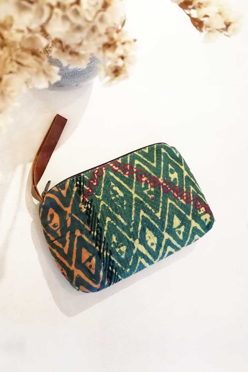 Boho Clutch  Bag from Vintage Fabric